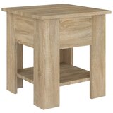 Maison Chic Klubska mizica - kavna mizica - Nizka mizica sonoma hrast 40x40x42 cm konstruiran les, (21753287) Cene