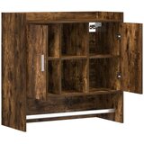 Polica na zidu Zidna montaža Dimljeni hrast 80 x 36 x 80 cm | shoptok.hr