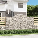 Lučne gabionske košare 6 kom 300x50x160/180cm pocinčano željezo | shoptok.hr