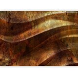  Foto tapeta - Liquid gold - abstract wavy composition with leaf patterns 250x175 | shoptok.hr