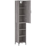  Visoka komoda siva sonome 34,5x34x180 cm od konstruiranog drva | shoptok.hr