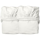 Leander® otroška rjuha za zibelko 40x80 snow (2 kosa) Cene