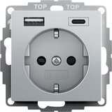 Gira vtičnica+USB 245926, (20888118) Cene