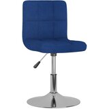 Furnova Vrtljiv barski stolček modro blago, (21949031) | Shoptok.si