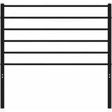  Metalno zamjensko uzglavlje crno 90 cm | shoptok.hr