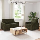  Set sofe 2 pcs Zelena Poliester | shoptok.hr