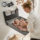 Leander® stenska previjalna miza wally™ dusty grey | Shoptok.si