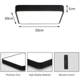  Brilagi - LED prigušiva svetiljka POOL SQUARE LED/48W/230V 3000-6000K 50x50 cm crna, sa daljinskim upravljačem | Eponuda.com