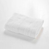 Douceur d intérieur Bela bombažna brisača iz frotirja 50x90 cm Tendresse – | Shoptok.si