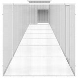  Kavez za kokoši sivi 800x91x100 cm od pocinčanog čelika | Eponuda.ba