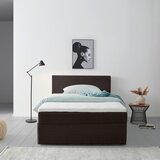 Livetastic POSTELJA Z VZMETNICO 140 cm x 200 cm , tekstil rjava | Shoptok.si