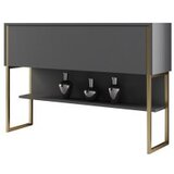 Hanah home Komoda Luxe 120x80x30cm, Zlatno-Antracit | Eponuda.ba