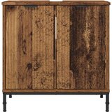  Kupaonski ormarić za sudoper Staro drvo 60,5 x 33,5 x 61 cm | shoptok.hr