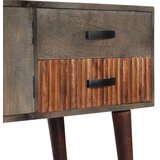  Konzolni stol sivi 120 x 35 x 75 cm grubo masivno drvo manga | shoptok.hr