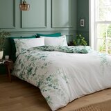 RHS Bela/zelena bombažna posteljnina za zakonsko posteljo/podaljšana 230x220 cm Scenic Leaves – | Shoptok.si