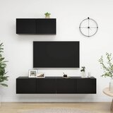 vidaXL TV ormarići 3 kom crni od iverice Cijene