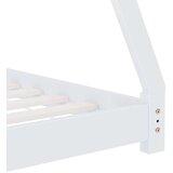 vidaXL Okvir za dječji krevet od masivne borovine bijeli 70 x 140 cm | shoptok.hr