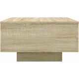 Stolić za kavu boja hrasta 55x55x31 cm od konstruiranog drva | shoptok.hr