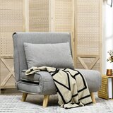  Fotelja za spavanje podesivi naslon u 6 položaja izgled lana do 150 kg svijetlo siva | shoptok.hr