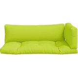  Jastuci za palete 3 kom jarkozeleni od tkanine Zelena | Shoptok.si