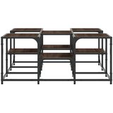 Stolić za kavu smeđa boja hrasta 91x91x40 cm konstruirano drvo | Eponuda.com
