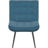 vidaXL Sprostitveni stol Blue 64x74x84 cm Velvet | Shoptok.si