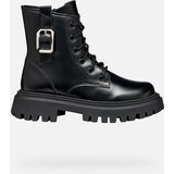 Geox Black Girls Ankle Boots Maquinnens - Girls | Shoptok.si