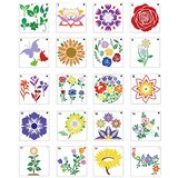 INF PET šablone za slikanje rožic 20 del, (21540691) | Shoptok.si