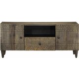 Maison Chic TV omarica - TV stojalo - Televizijska omarica svetlo siva 105x33,5x46 cm masivni les Mango, (21700815) Cene