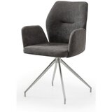 Livetastic Naslanjač Sofija, Temno Siva, Vrtljiv | Shoptok.si