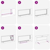  Unutarnja boja prozora u podrumu bijela RISOR 100 x 55 cm | shoptok.hr