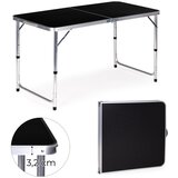 Modern Home Modernhome sklopivi turistički stol 120 x 60 cm crni | shoptok.hr