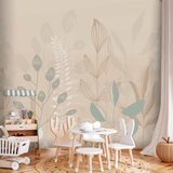  Foto tapeta - Pastel and Beige Glade 200x140 Vodootporna Slike