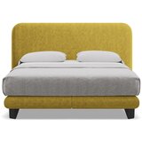 Makamii Gorčično rumena boxspring postelja 140x200 cm Ilima – | Shoptok.si