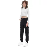 Cropp ženske jogger hlače od trapera s cargo džepovima - Crna 9880Y-99J