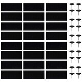  Zavesa proti mrčesu 2 kosa z magnetnimi bloki črna 220x130 cm, (21050356) | Shoptok.si