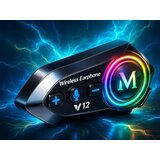  Aku. led rgb y12 pro bluetooth motociklistički radio portafon | shoptok.hr