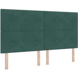 Glava postelje s gumbi, temno zelena, 180 cm, žamet, (22052926) | Shoptok.si