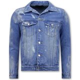 Enos Jeans jakne 122466939 Modra Cene