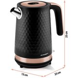 Berdsen BD-705 električni kuhalo za vodu 1,7 l, crno-bakreno | shoptok.hr