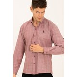 Dewberry G779 MEN'S SHIRT-BURGUNDY Cijene