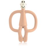 Matchstick monkey Teething Toy and Gel Applicator grickalica za bebe sa četkicom 2 u 1 Peach Salmon 1 kom | shoptok.hr
