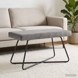  Klupa Svjetlosiva 80 x 40 x 45 cm Baršun - Svjetlosiva 80 cm Cijene