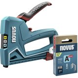 Novus Ročni spenjalnik Tools J-50 set + 1800 finih žičnih sponk - profesionalni spenjalnik za pritrjevanje tkanin\, tkanin in okrasnih trakov - dolžina sponk 6 - 14 mm in žeblji 16 mm (21507328) | Shoptok.si