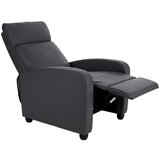 Lesnina-XXXL tv fotelj parka, siva, videz usnja, relax funkcija | Shoptok.si