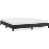 Maison Chic Posteljni okvir - Dvoposteljna postelja - Zakonska postelja črn 160x200 cm umetno usnje-J4794, (21774689) | Shoptok.si