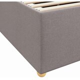 vidaXL krevetna konstrukcija sivo-smeđa 120 x 200 cm tkanina | shoptok.hr