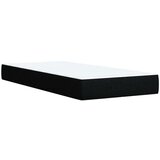 vidaXL Box spring postelja z vzmetnico črna 100x200 cm blago | Shoptok.si