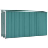 vidaXL Vrtna lopa zelena 118x288x178 cm pocinkano jeklo | Shoptok.si