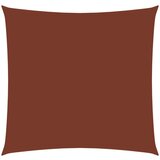 vidaXL Senčno jadro oksford blago kvadratno 6x6 m terakota Cene